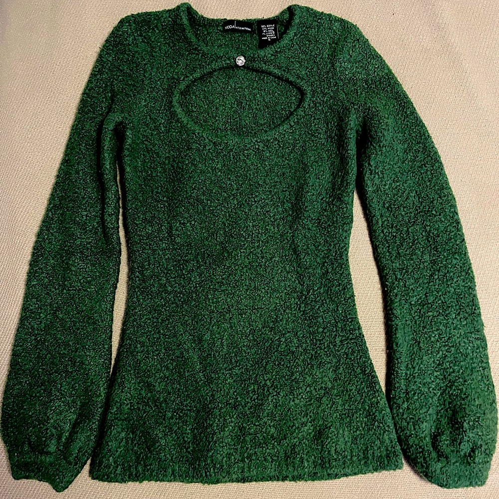 Victoria Secret small sweater Jade green